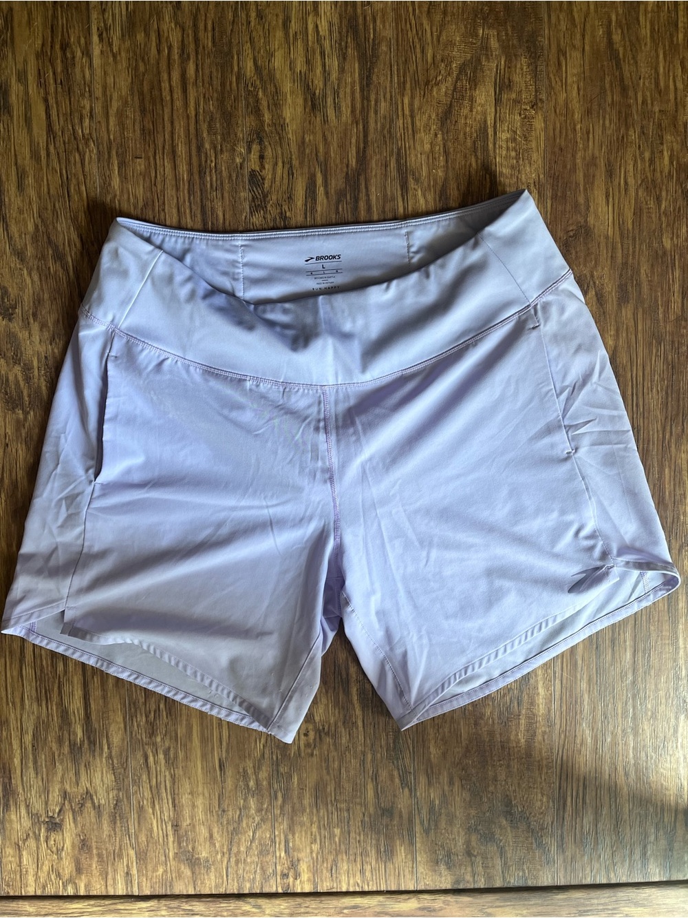 Brooks Women's Light Lavender Athletic Shorts